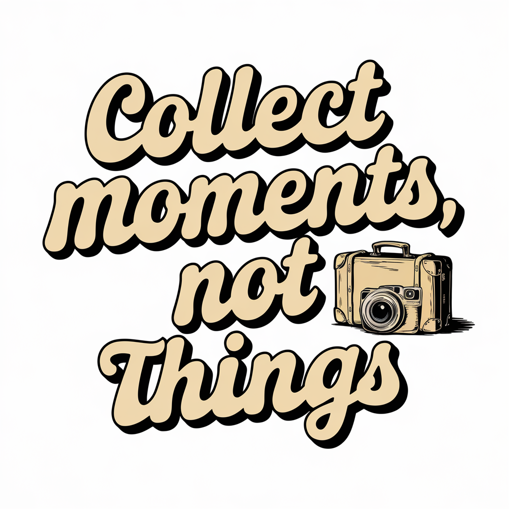 Collect moments, not things