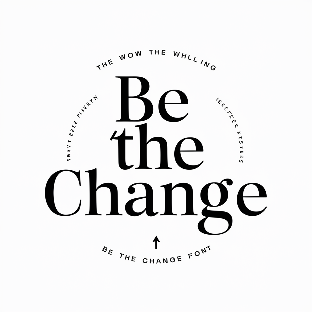 Be the change