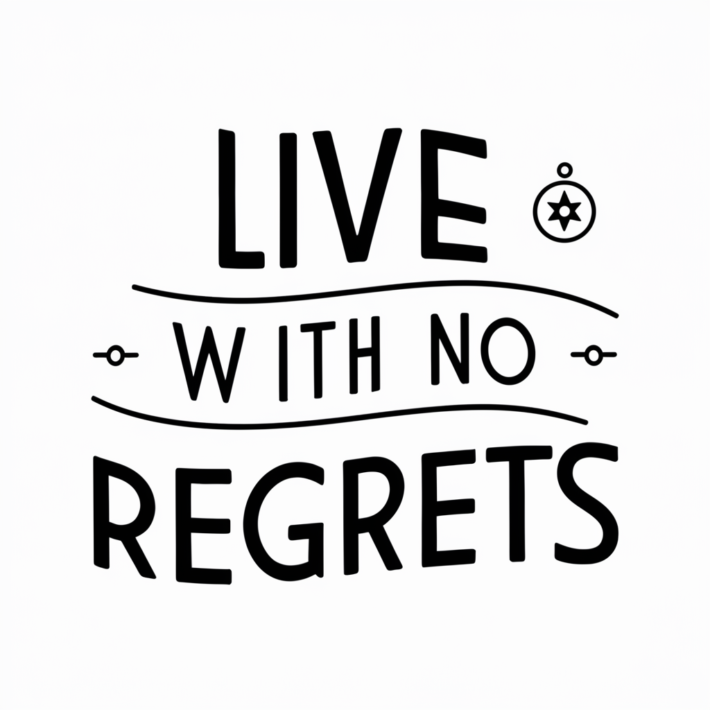 Live with no regrets