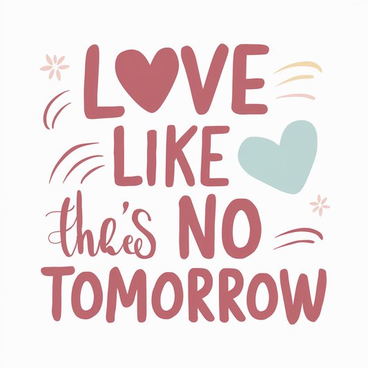 love like there's no tomorrow