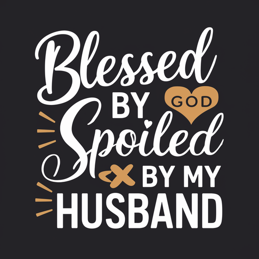 blessed by god spoiled by my husband