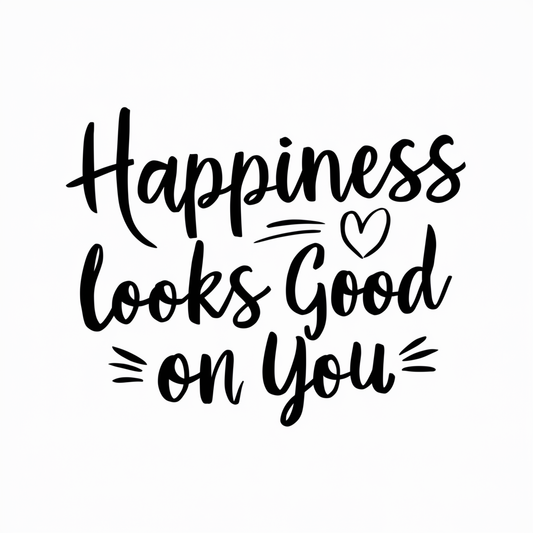 Happiness looks good on you