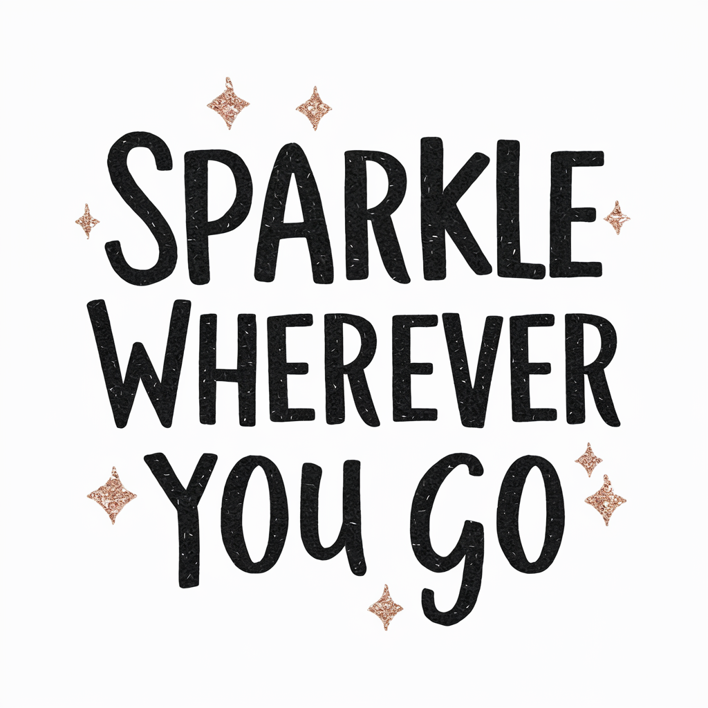 sparkle wherever you go