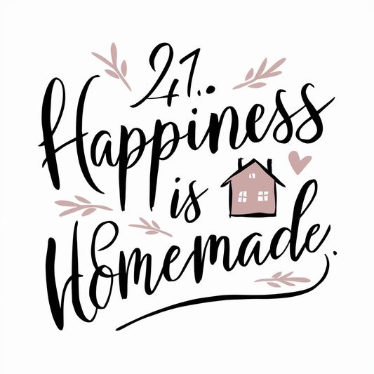 Happiness is homemade